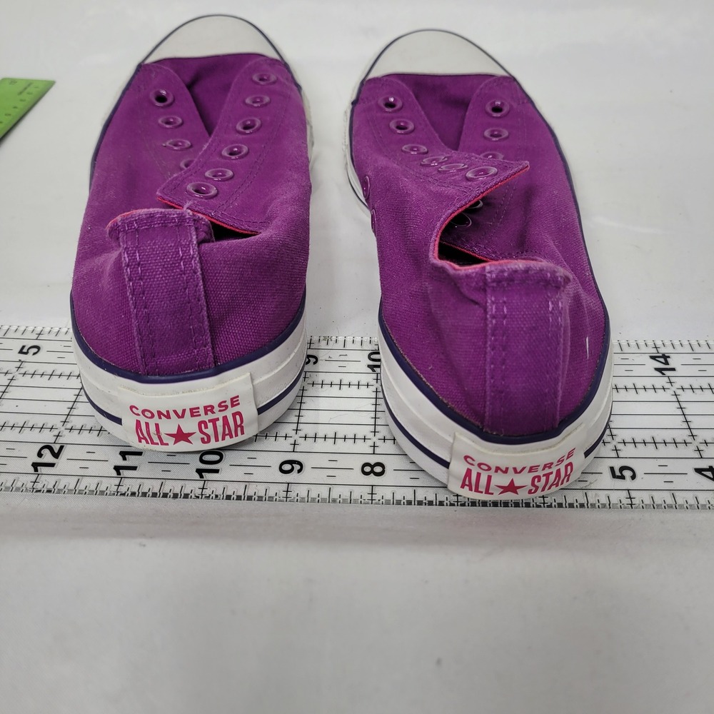 Converse Chuck Taylor All Star Violet Pink Low Top Sneakers 162453F Mens 8 - Picture 4 of 8